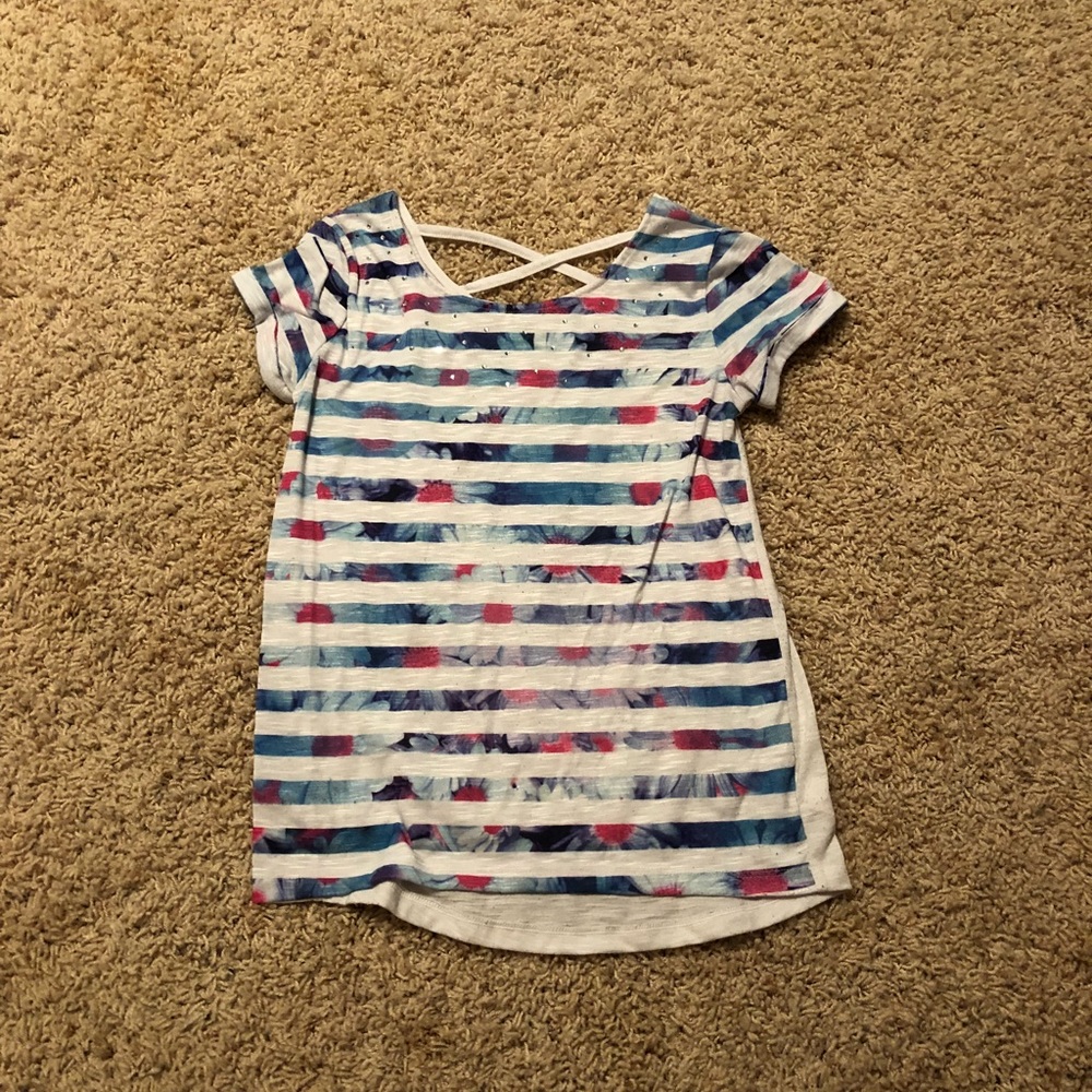 A white tee